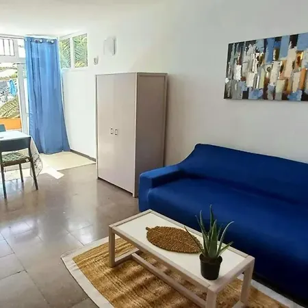 With Terrace In Santa Cruz De Tenerife Shared Pool * 德尔锡伦西奥海岸